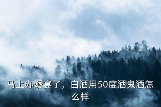馬上辦婚宴了，白酒用50度酒鬼酒怎么樣