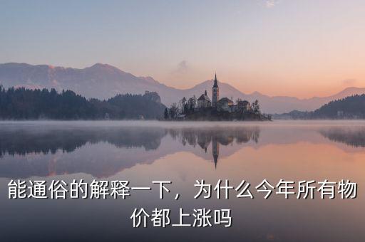 能通俗的解釋一下，為什么今年所有物價(jià)都上漲嗎