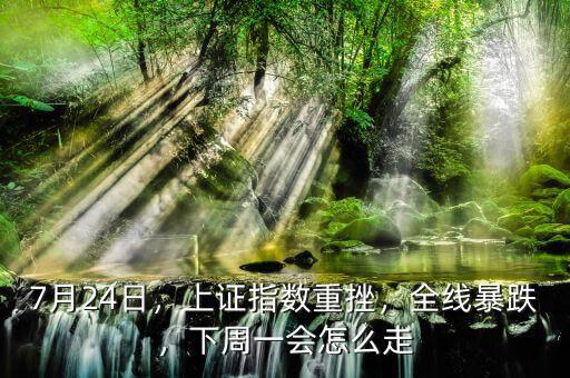 7月24日，上證指數(shù)重挫，全線暴跌，下周一會(huì)怎么走