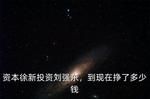 資本徐新投資劉強(qiáng)東，到現(xiàn)在掙了多少錢