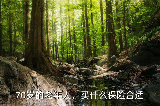 70歲的老年人，買什么保險(xiǎn)合適