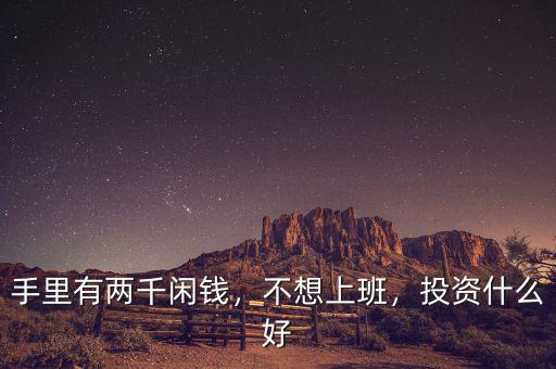 手里有兩千閑錢，不想上班，投資什么好