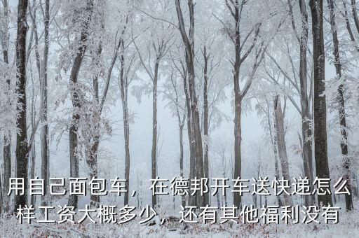 用自己面包車，在德邦開車送快遞怎么樣工資大概多少，還有其他福利沒有
