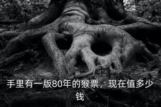 2016年猴票多少錢一套,80年四方聯猴票現在多少錢