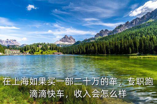 在上海如果買一部二十萬(wàn)的車，專職跑滴滴快車，收入會(huì)怎么樣