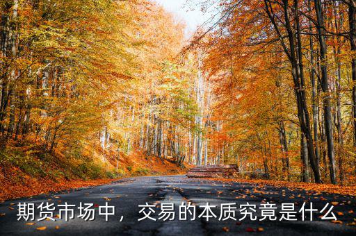 期貨市場中，交易的本質(zhì)究竟是什么