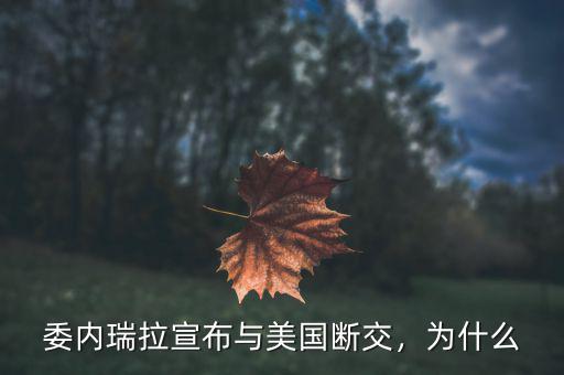 委內(nèi)瑞拉宣布與美國斷交，為什么