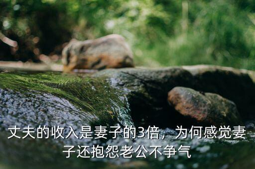丈夫的收入是妻子的3倍，為何感覺妻子還抱怨老公不爭氣