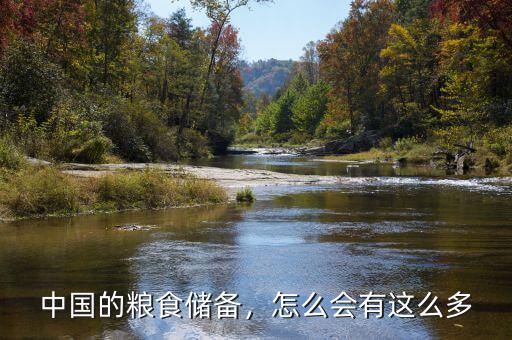 中國(guó)有多少糧食儲(chǔ)備,現(xiàn)在中國(guó)的糧食儲(chǔ)備夠不夠