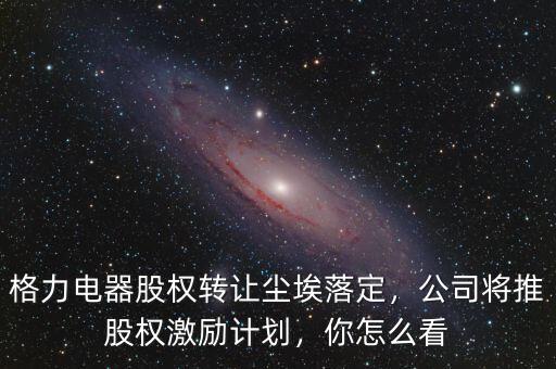 格力電器股權(quán)轉(zhuǎn)讓塵埃落定，公司將推股權(quán)激勵(lì)計(jì)劃，你怎么看