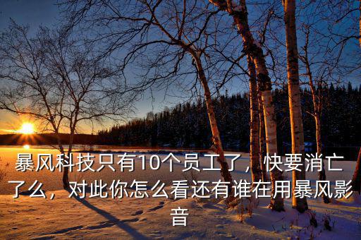 暴風(fēng)科技只有10個員工了，快要消亡了么，對此你怎么看還有誰在用暴風(fēng)影音