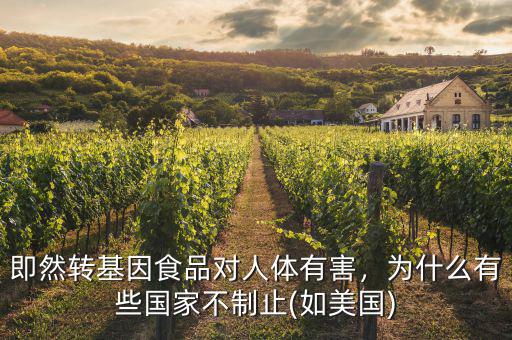 即然轉(zhuǎn)基因食品對人體有害，為什么有些國家不制止(如美國)