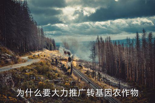 為什么要發(fā)展轉基因,為什么還要推廣