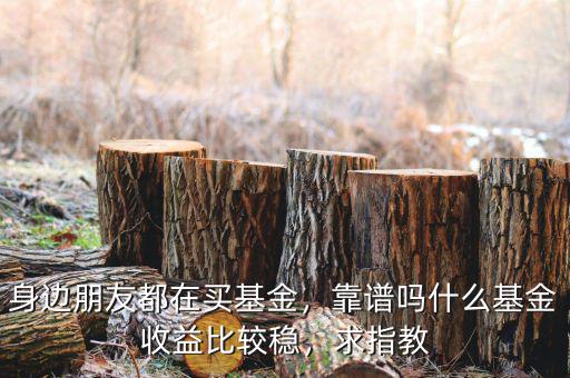 身邊朋友都在買基金，靠譜嗎什么基金收益比較穩(wěn)，求指教