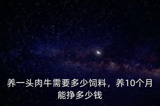 養(yǎng)一頭肉牛需要多少飼料，養(yǎng)10個月能掙多少錢