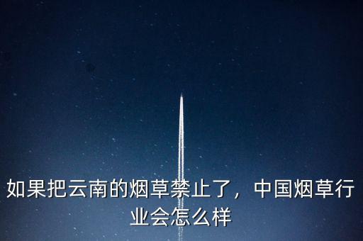 如果把云南的煙草禁止了，中國(guó)煙草行業(yè)會(huì)怎么樣