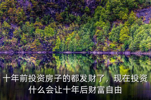 十年前投資房子的都發(fā)財(cái)了，現(xiàn)在投資什么會(huì)讓十年后財(cái)富自由