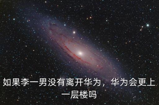 如果李一男沒有離開華為，華為會更上一層樓嗎