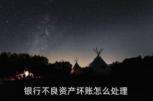 民營(yíng)銀行壞賬怎么辦,銀行不良資產(chǎn)壞賬怎么處理