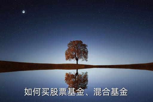 如何買股票基金、混合基金