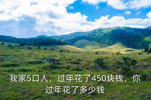 過(guò)年你花了多少錢(qián),你過(guò)年花了多少錢(qián)
