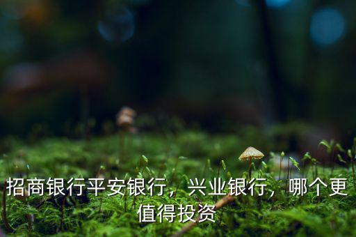 為什么看好興業(yè)銀行,招商銀行。平安銀行
