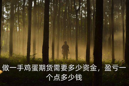 做一手雞蛋期貨需要多少資金，盈虧一個(gè)點(diǎn)多少錢