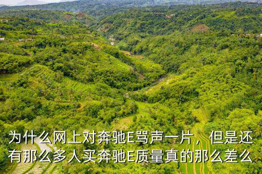 為什么網(wǎng)上對(duì)奔馳E罵聲一片，但是還有那么多人買(mǎi)奔馳E質(zhì)量真的那么差么