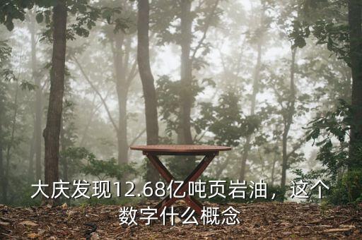 大慶發(fā)現(xiàn)12.68億噸頁(yè)巖油，這個(gè)數(shù)字什么概念