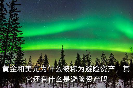 黃金和美元為什么被稱為避險資產(chǎn)，其它還有什么是避險資產(chǎn)嗎
