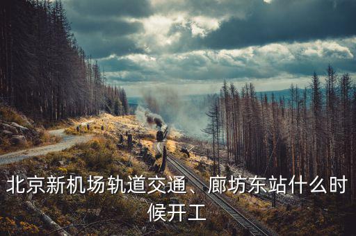北京新機(jī)場軌道交通、廊坊東站什么時候開工