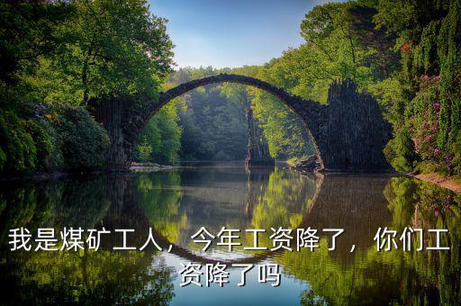 我是煤礦工人，今年工資降了，你們工資降了嗎