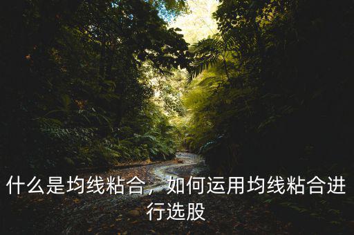 什么交易軟件有均線粘合選股,如何運用均線粘合進(jìn)行選股