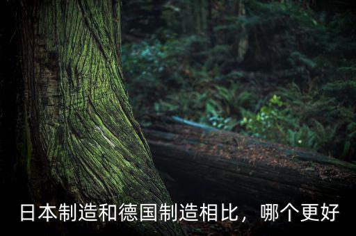 日本制造和德國(guó)制造相比，哪個(gè)更好