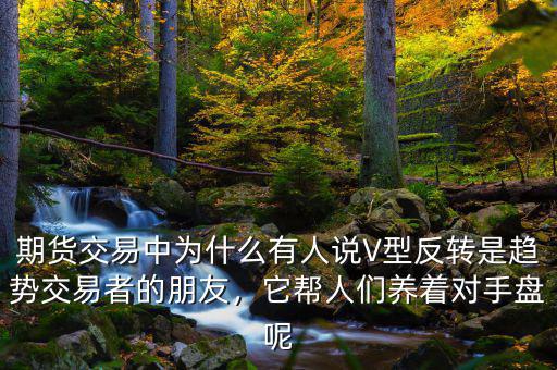 期貨交易中為什么有人說V型反轉是趨勢交易者的朋友，它幫人們養(yǎng)著對手盤呢