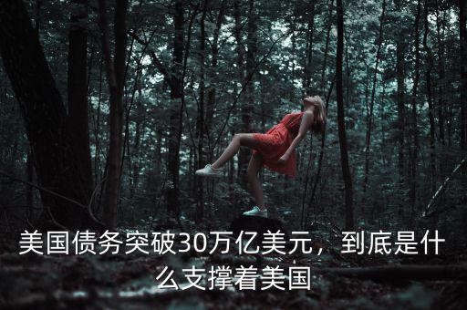 美國(guó)債務(wù)突破30萬(wàn)億美元，到底是什么支撐著美國(guó)