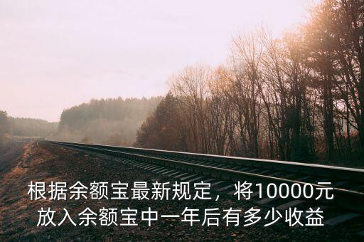 根據(jù)余額寶最新規(guī)定，將10000元放入余額寶中一年后有多少收益