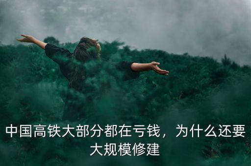 中國高鐵大部分都在虧錢，為什么還要大規(guī)模修建
