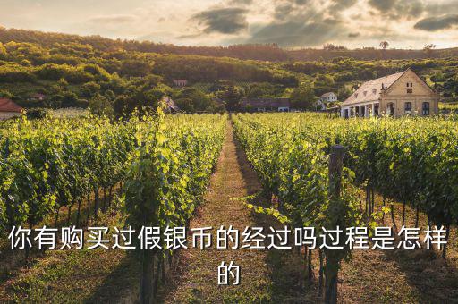 你有購(gòu)買(mǎi)過(guò)假銀幣的經(jīng)過(guò)嗎過(guò)程是怎樣的