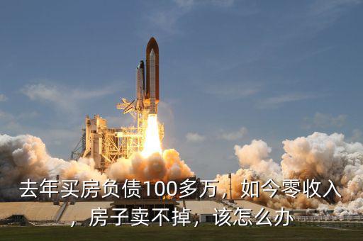 去年買房負債100多萬，如今零收入，房子賣不掉，該怎么辦