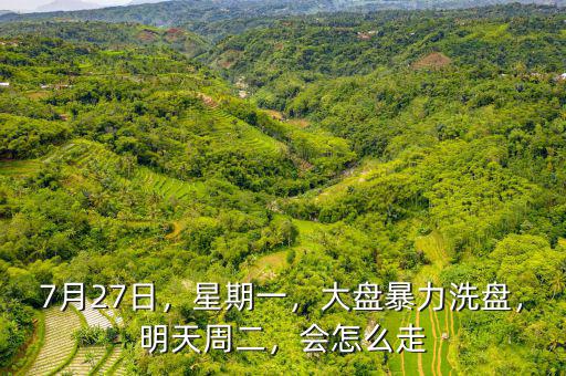 7月27日，星期一，大盤暴力洗盤，明天周二，會(huì)怎么走