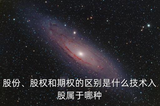 股份、股權(quán)和期權(quán)的區(qū)別是什么技術(shù)入股屬于哪種