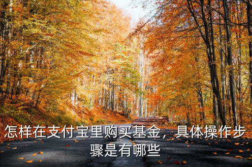 怎樣在支付寶里購買基金，具體操作步驟是有哪些