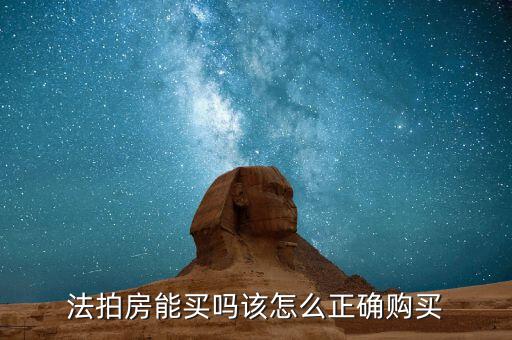 法拍房怎么買(mǎi),法拍房能買(mǎi)嗎