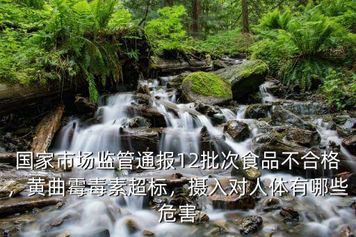 國家市場監(jiān)管通報12批次食品不合格，黃曲霉毒素超標，攝入對人體有哪些危害