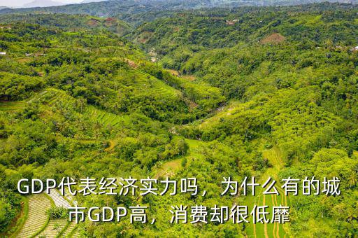 GDP代表經(jīng)濟(jì)實(shí)力嗎，為什么有的城市GDP高，消費(fèi)卻很低靡
