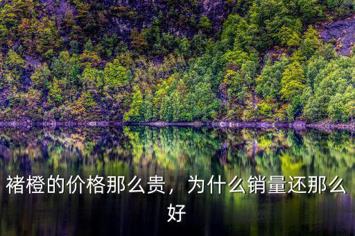 褚橙的價(jià)格那么貴，為什么銷量還那么好