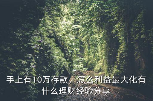 手上有10萬(wàn)存款，怎么利益最大化有什么理財(cái)經(jīng)驗(yàn)分享