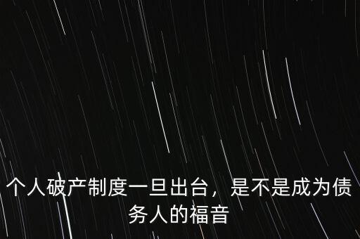 俄羅斯是什么時候有個人破產法的,個人破產法出來了沒
