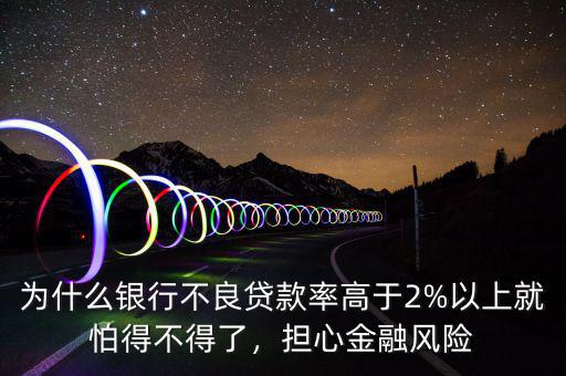 為什么銀行不良貸款率高于2%以上就怕得不得了，擔(dān)心金融風(fēng)險(xiǎn)